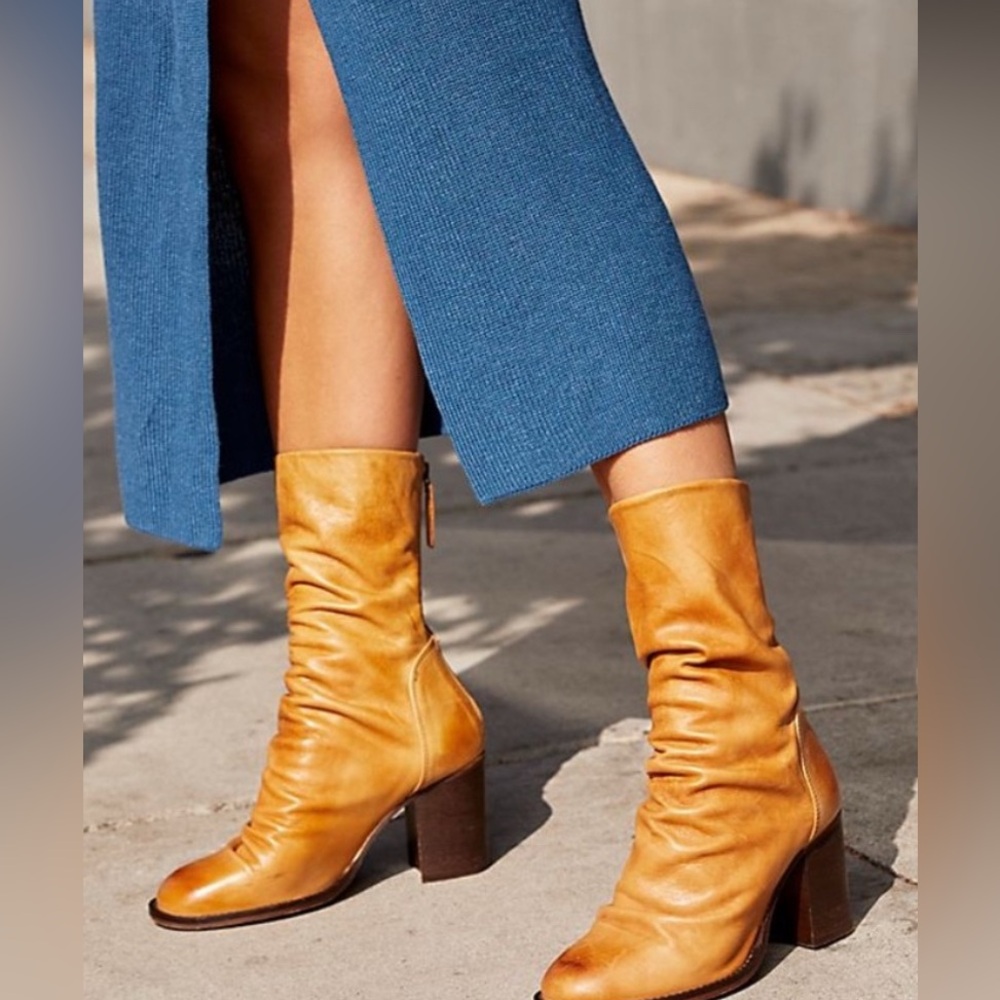 Free People Elle Block Heel Boots